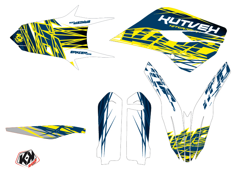 Kit déco motocross Eraser Husqvarna TC 250 Kutvek - vue 2