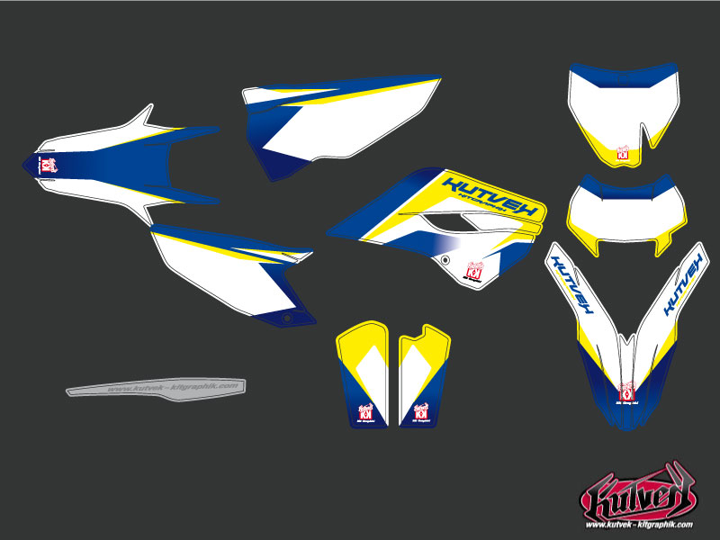 Kit Décoration Moto Cross Assault Husqvarna TC 250 KUTVEK - vue 2