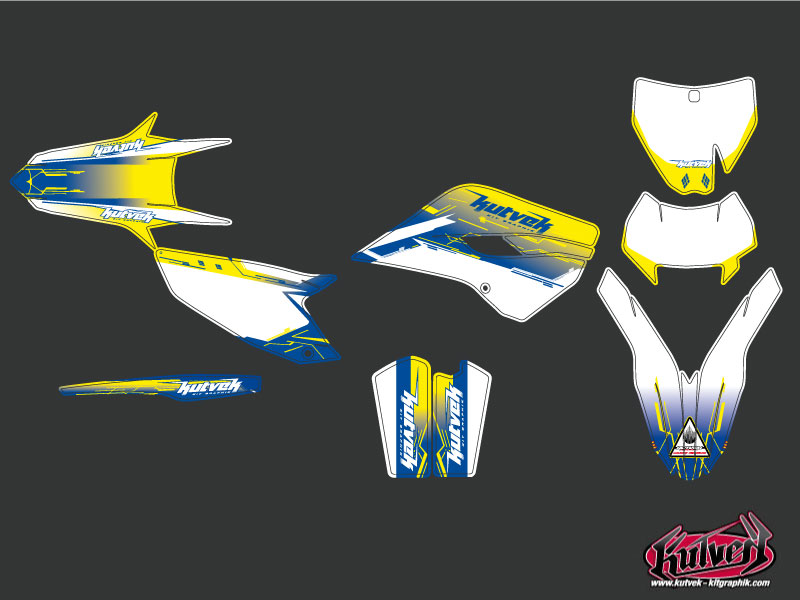 Kit de décoration motocross Slider Husqvarna 300 TE KUTVEK - vue 2