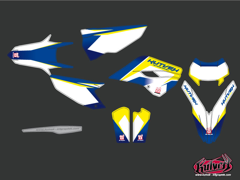 Kit Décoration Moto Cross Assault Husqvarna 250 FE KUTVEK - vue 2