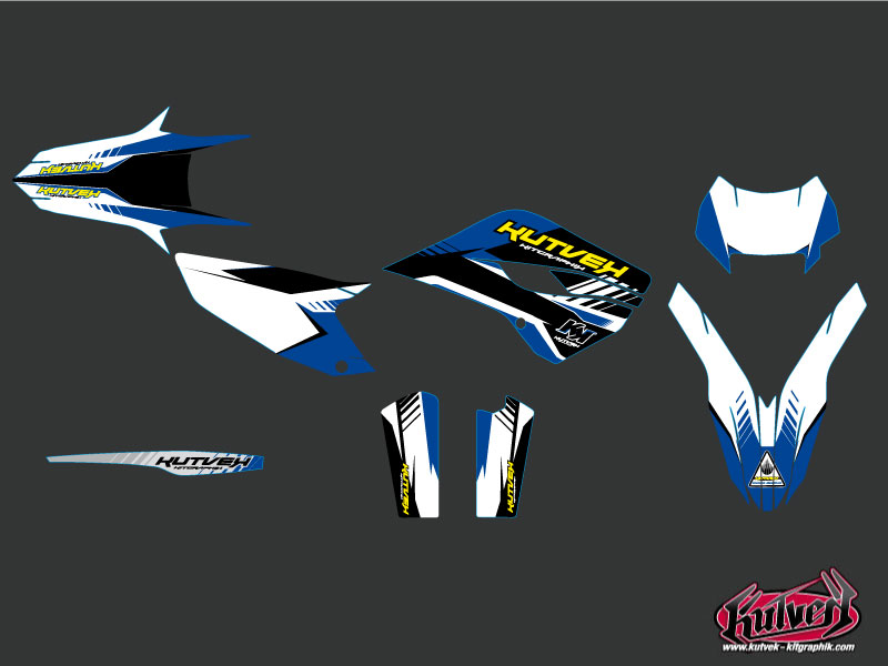 Kit Décoration Moto Cross Pulsar Husqvarna 350 FE KUTVEK - vue 2