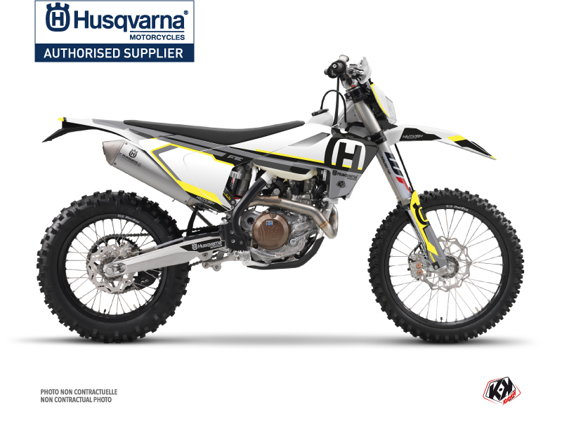 Kit de décoration moto-cross KUTVEK Husqvarna 350 FE Nova noir