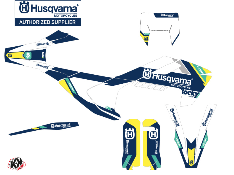 Kit de décoration motocross Rocky Husqvarna 501 FE Kutvek - vue 2