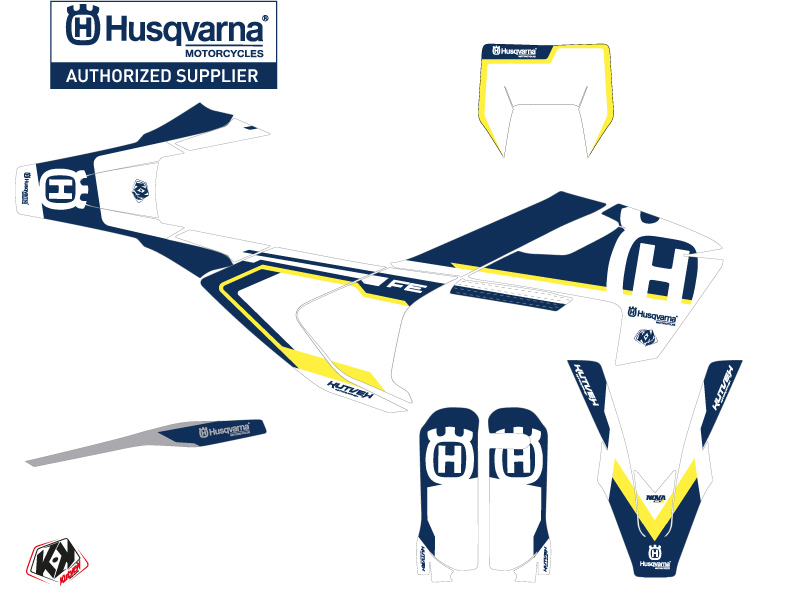 Kit Déco Moto Cross Husqvarna 501 FE Bleu - vue 2