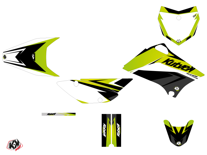 Kit décoration Kawasaki 110 KLX Vert - vue 2