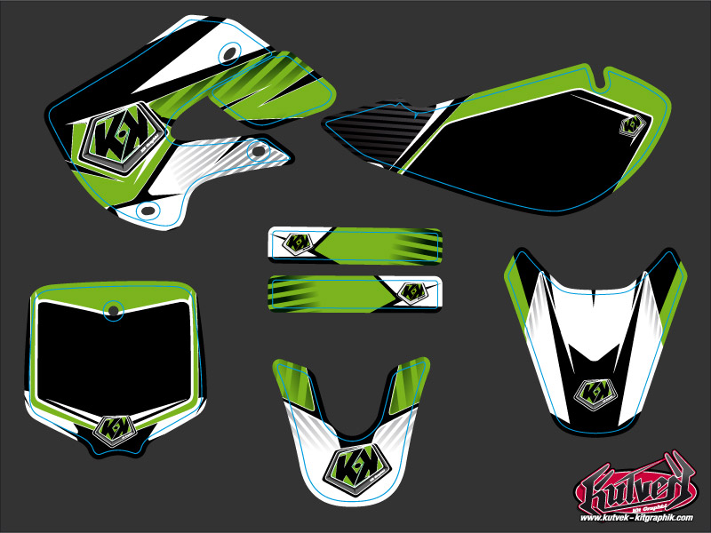 Kit Déco Moto Cross Factory Kawasaki 65 KX KUTVEK - vue 2