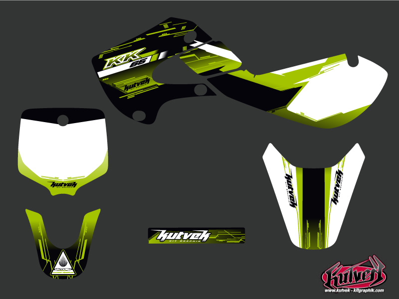 Kit Décoration Moto Cross Slider Kawasaki 65 KX KUTVEK - vue 2