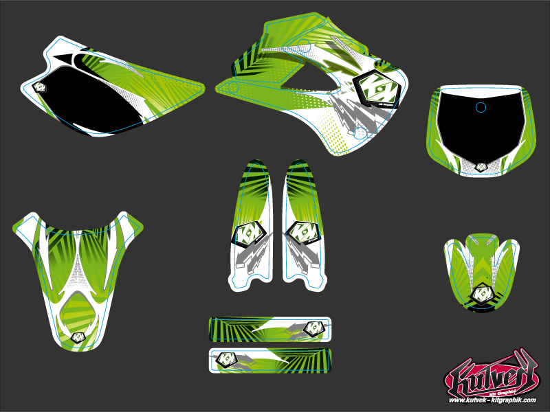 Kit Décoration Moto Cross Graff Kawasaki 85 KX KUTVEK - vue 2
