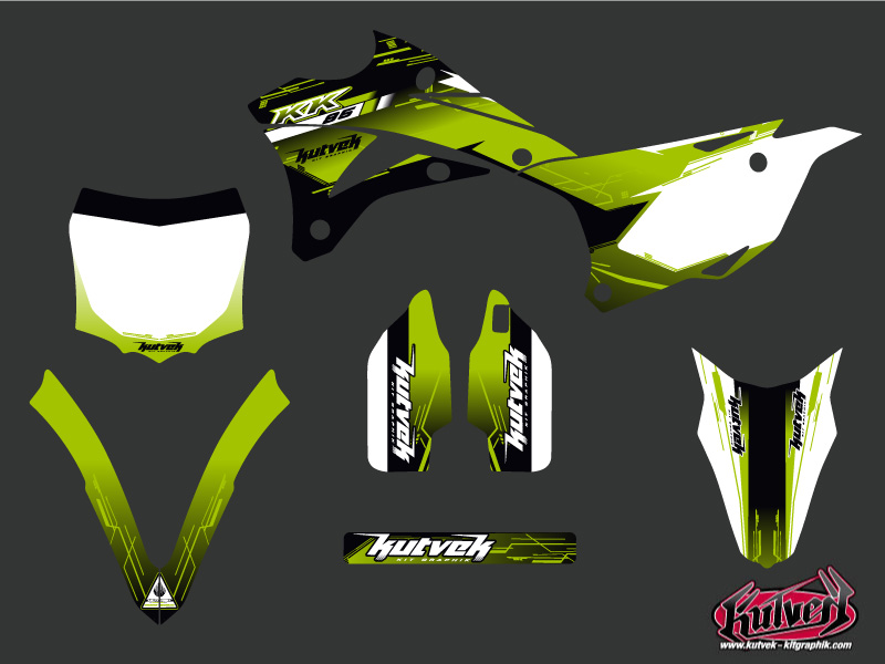 Kit déco moto-cross Slider Kawasaki 85 KX KUTVEK - vue 2