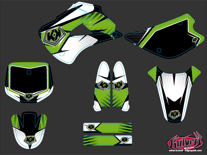 Kit Déco Moto Cross Factory Kawasaki 85 KX KUTVEK - vue 2