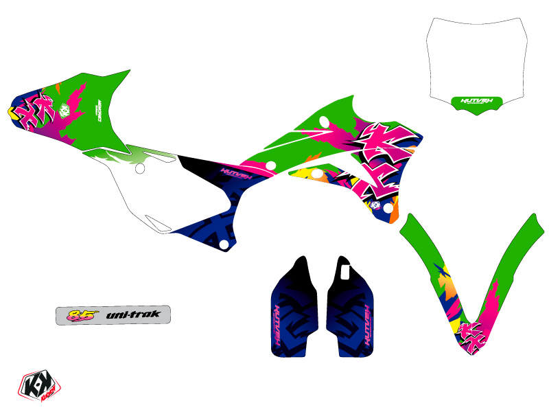 Kit Décoration Moto Cross Memories Kawasaki 85 KX KUTVEK - vue 2