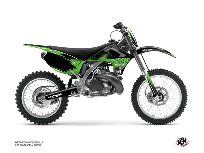 Kit Décoration Moto Cross Claw Kawasaki 125 KX Noir KUTVEK