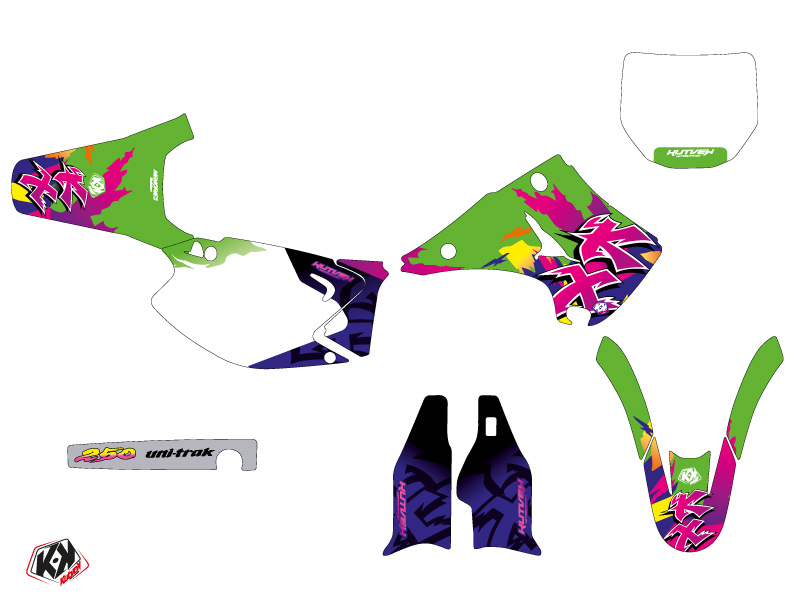 Kit Décoration Moto Cross Memories Kawasaki 250 KX KUTVEK - vue 2