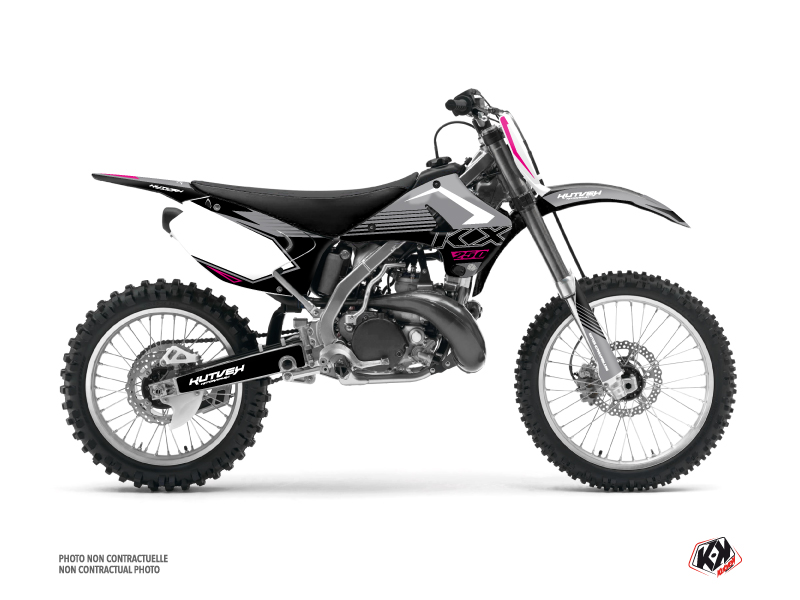 Kit décoration motocross Claw Kawasaki 250 KX Gris KUTVEK