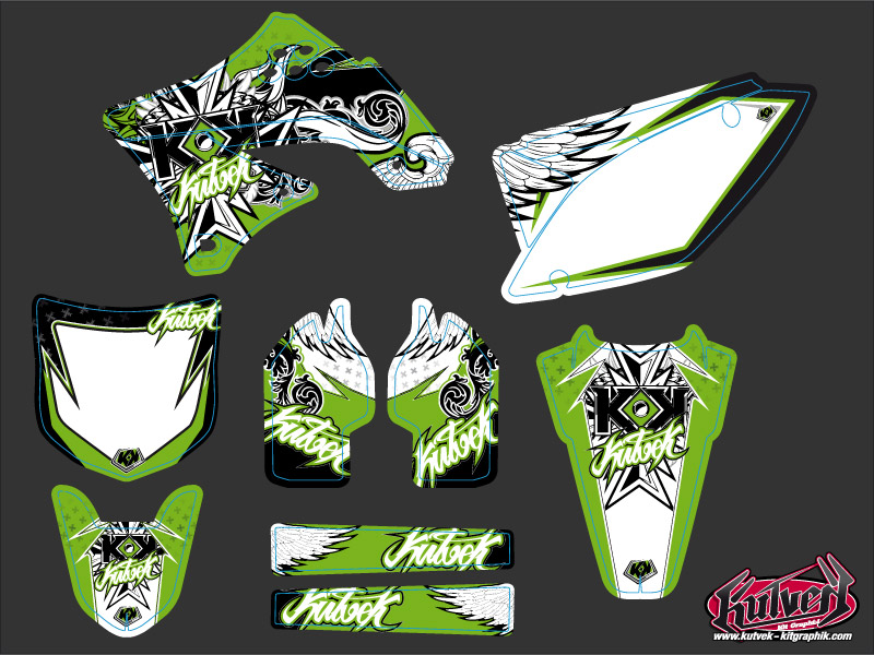 Kit Décoration Moto Cross Demon Kawasaki 450 KXF KUTVEK - vue 2