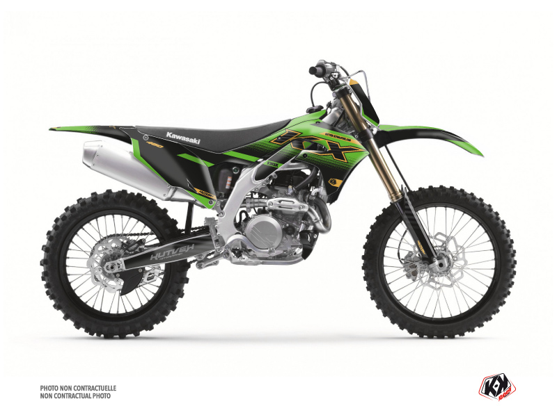 Kit de décoration Moto-cross Kawasaki KXF 450 Gold KUTVEK