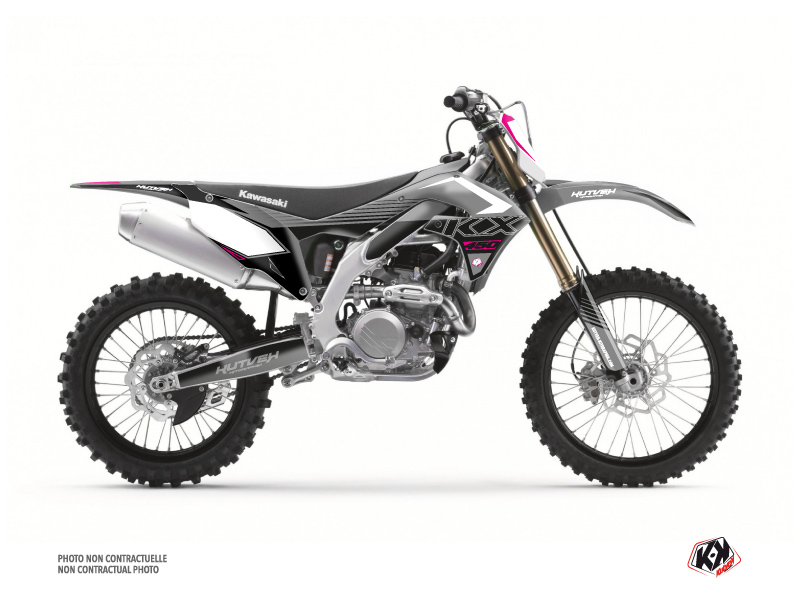 Kit décoration moto cross Claw Kawasaki 450 KXF gris KUTVEK