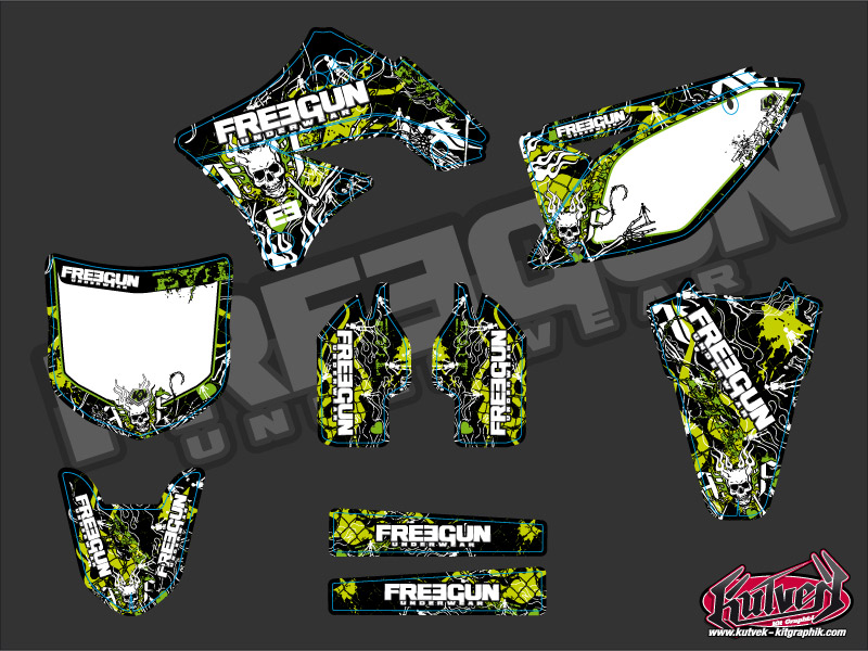 Kit Déco Moto Cross Freegun Kawasaki 450 KXF - vue 2