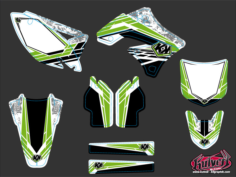 Kit Décalcomanies Moto-Cross Spirit Kawasaki 450 KXF KUTVEK - vue 2