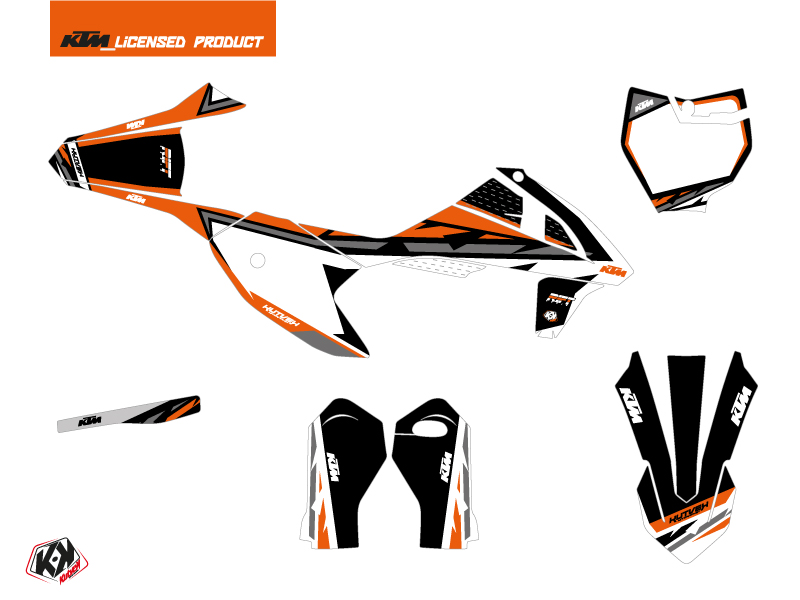 Kit de décoration KUTVEK Rift KTM 50 SX noir orange - vue 2