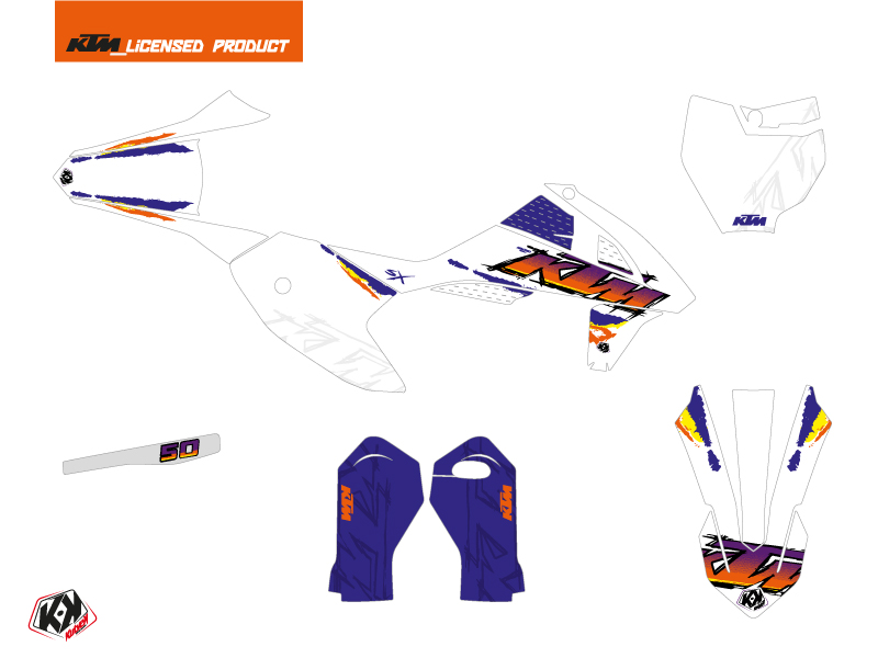 Kit Décoration Moto Cross Memories KTM 50 SX KUTVEK - vue 2
