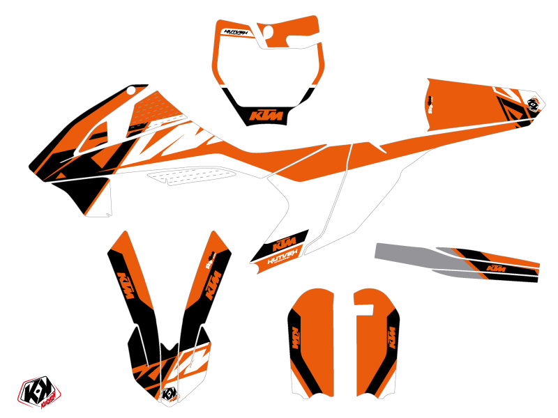 Kit décoration motocross Skyline KTM 65 SX Orange KUTVEK - vue 2