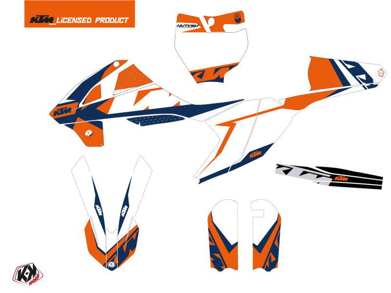 Kit Déco Moto Cross Gravity KUTVEK KTM 65 SX Bleu - vue 2