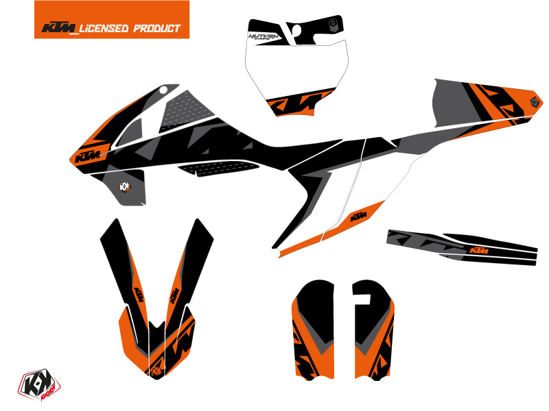 Kit Décoration Moto Cross Gravity KTM 65 SX Orange KUTVEK - vue 2