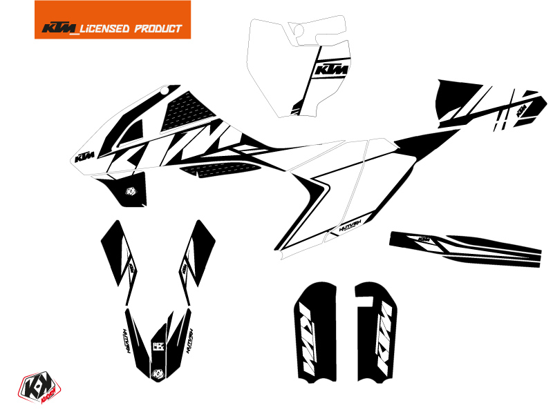 Kit décoration motocross Reflex KTM 65 SX blanc KUTVEK - vue 2