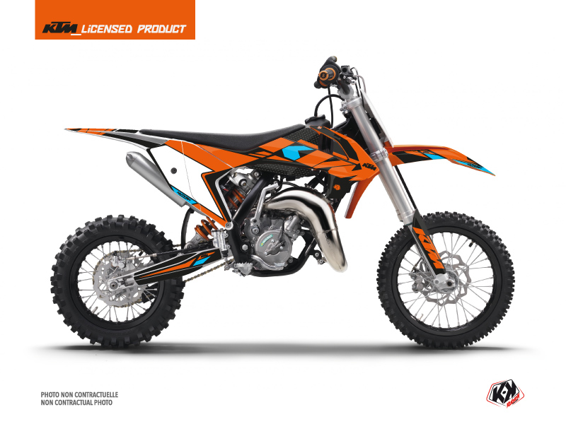 Kit Décoration Moto Cross Reflex KTM 65 SX Orange