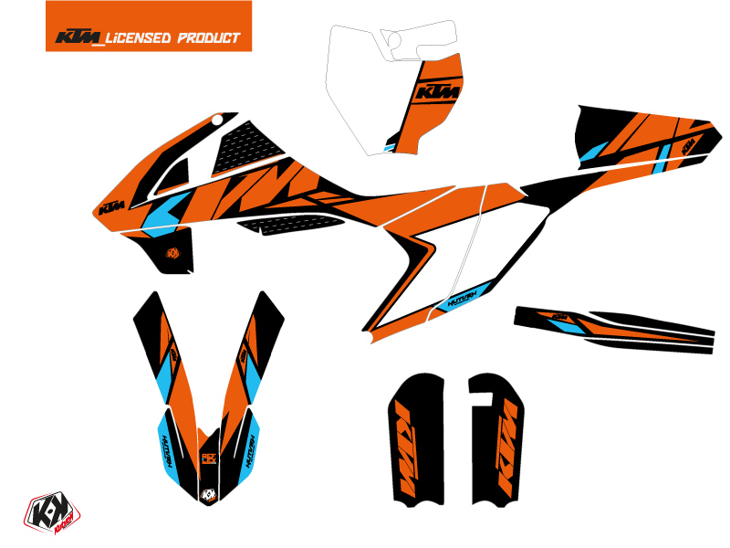 Kit Décoration Moto Cross Reflex KTM 65 SX Orange - vue 2