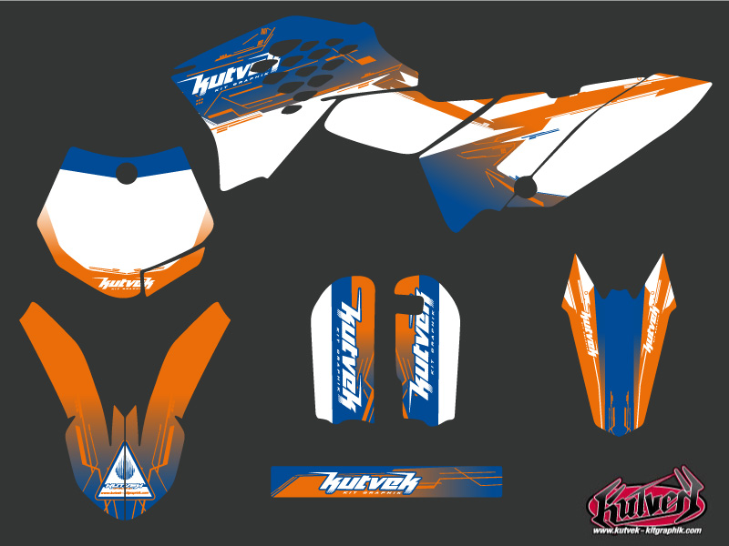 Kit décoration moto cross Slider KTM 65 SX Kutvek - vue 2