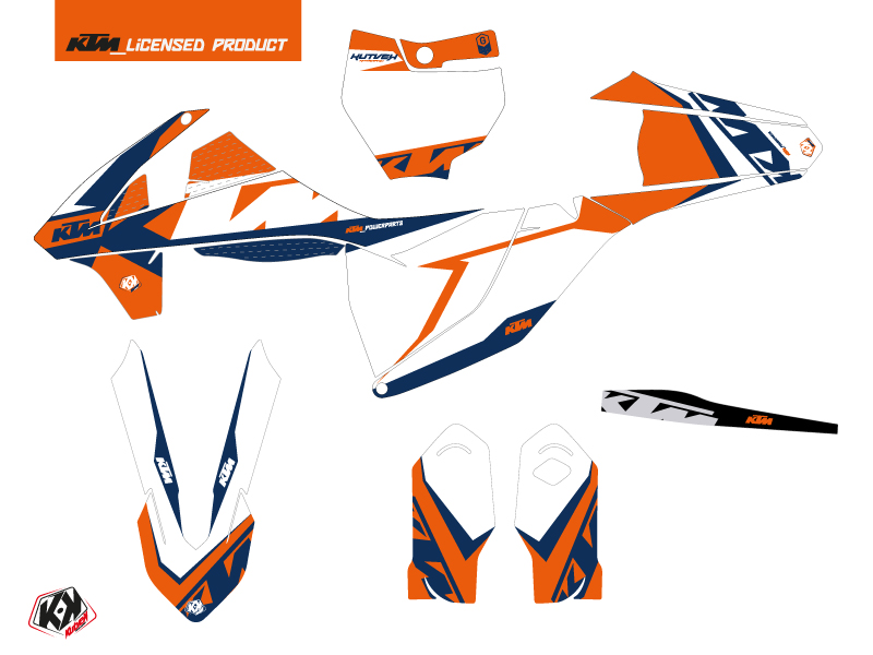 Kit Déco Moto Cross Gravity KUTVEK KTM 85 SX Bleu - vue 2