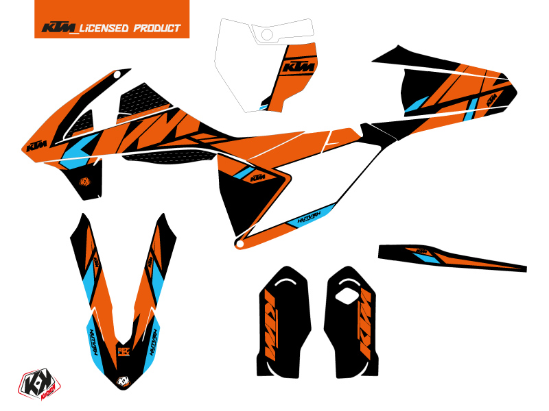 Kit de décoration moto cross Reflex KTM 85 SX orange KUTVEK - vue 2