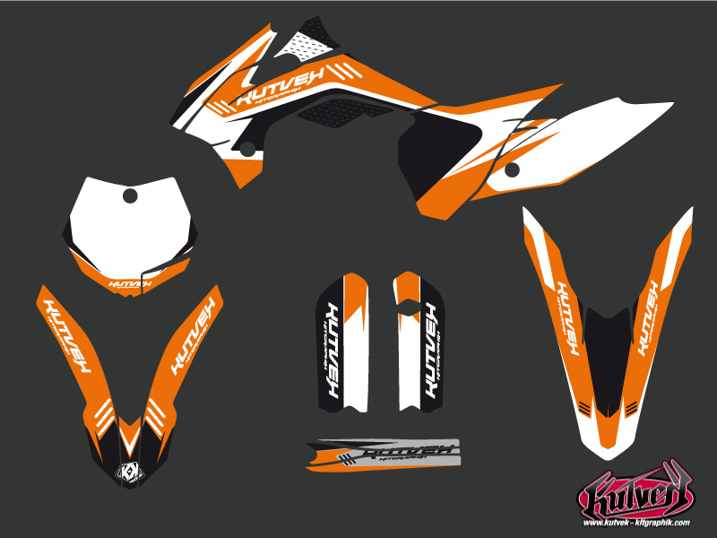 Kit Déco Moto Cross Chrono KTM 85 SX Noir KUTVEK - vue 2