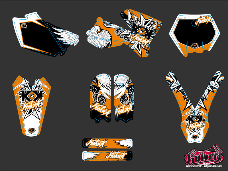 Kit Décoration Moto Cross Demon KTM 85 SX KUTVEK - vue 2