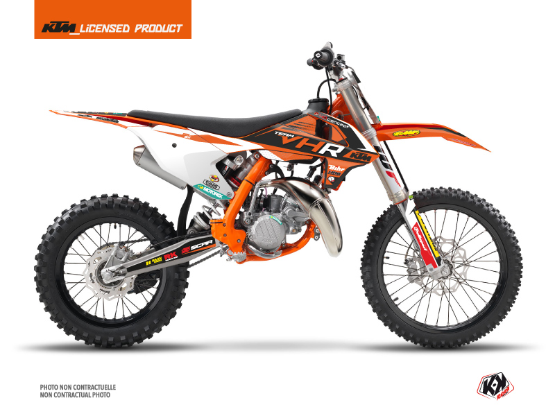 Kit Déco Moto Cross Replica Tixier Team VHR 2018-2019 KTM 85 SX KUTVEK