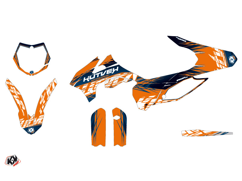 Kit de décoration moto-cross Eraser KTM 85 SX Kutvek - vue 2