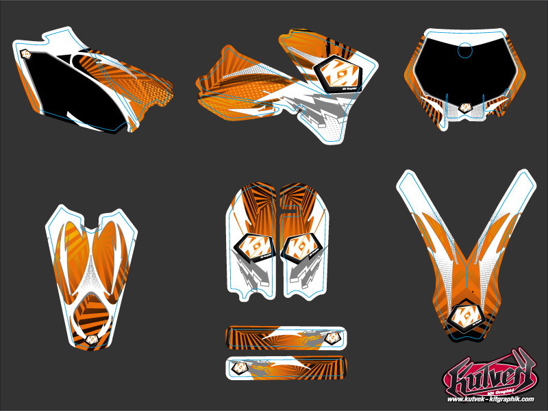 Kit décoration motocross graff KTM 85 SX KUTVEK - vue 2