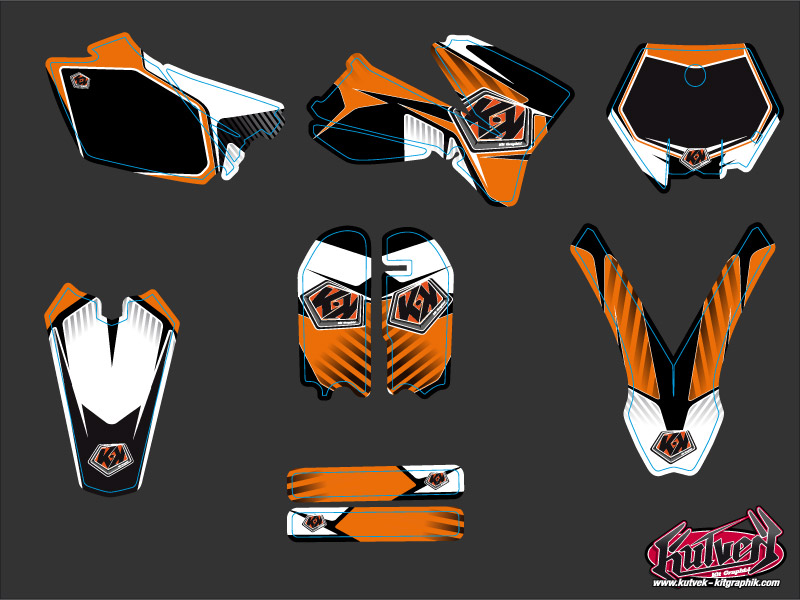 Kit Décoration Moto-cross Factory KTM 85 SX KUTVEK - vue 2
