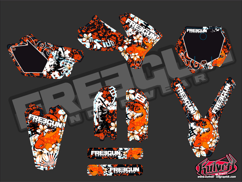 Kit décoratif motocross Freegun KUTVEK KTM 85 SX - vue 2