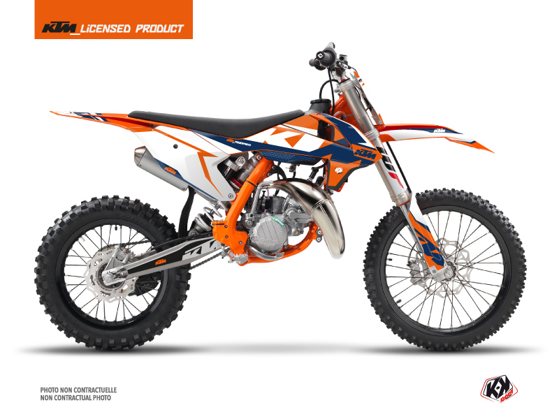 Kit Décoration Moto Cross Gravity KTM 85 SX Bleu KUTVEK