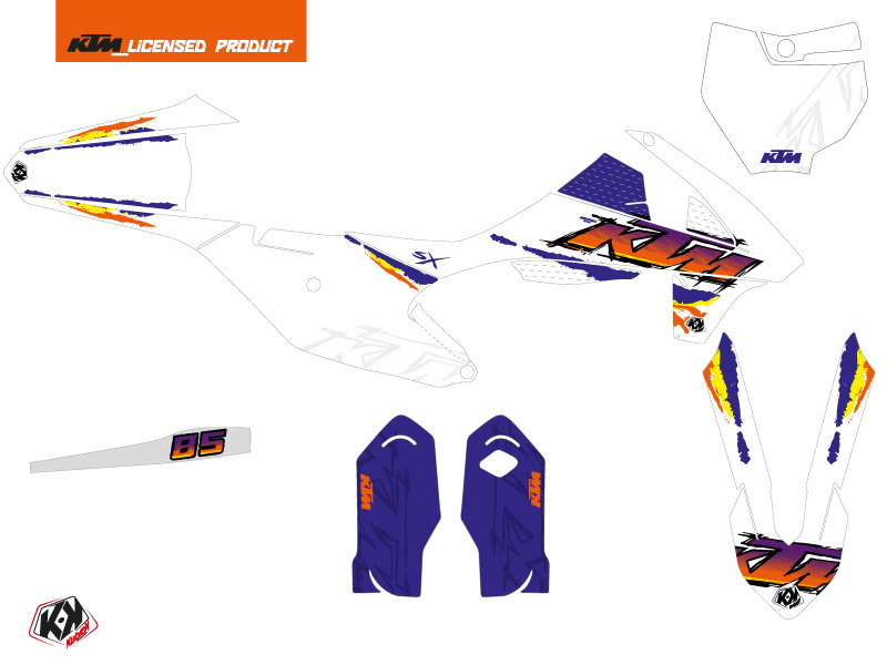 Kit Décoration Moto Cross Memories KTM 85 SX KUTVEK - vue 2