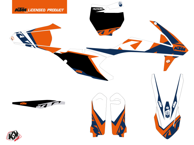 Kit Déco Moto Cross Gravity KUTVEK KTM 125 SX Bleu - vue 2