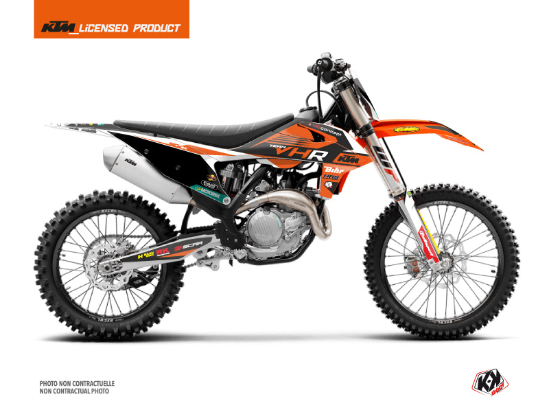 Kit Déco Moto Cross Replica Tixier Team VHR 2018-2019 KTM 150 SX KUTVEK