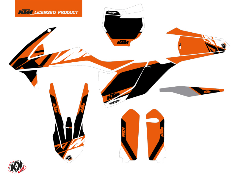 Kit Déco Moto Cross Skyline KTM 150 SX Orange KUTVEK - vue 2