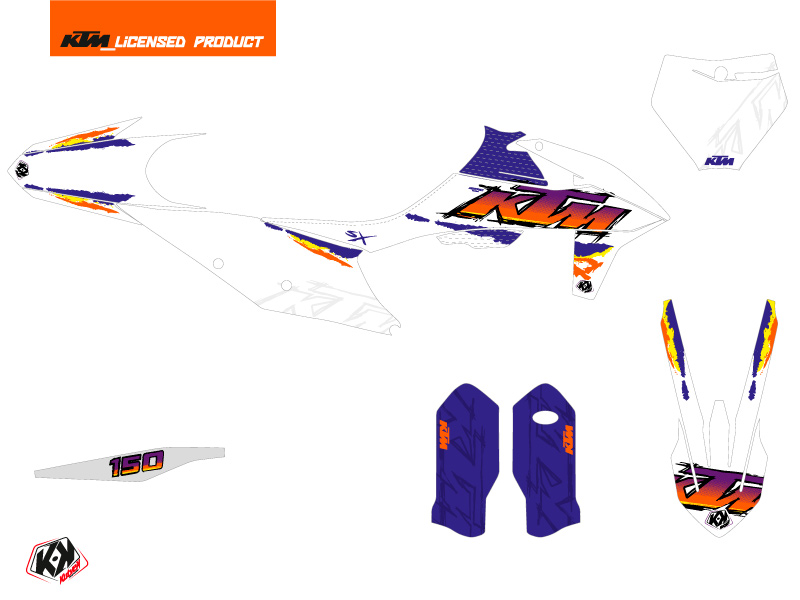 Kit Décoration Moto Cross Memories KTM 150 SX KUTVEK - vue 2