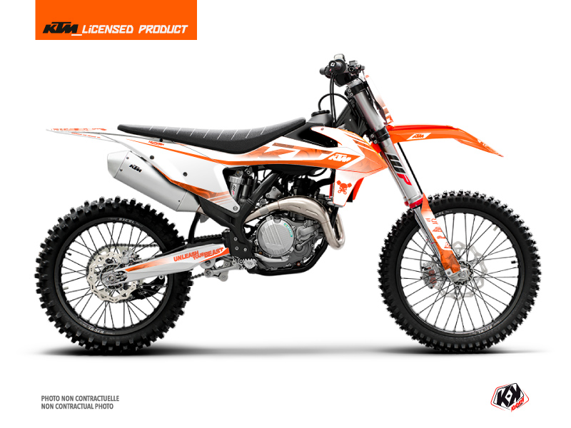 Kit Déco Moto Cross Réplica Thomas Corsi 2020 KTM 250 SX Orange KUTVEK
