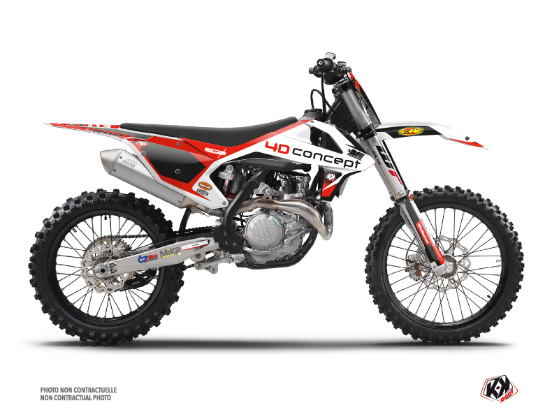 Kit Décoration Moto Cross Replica BOS KTM 250 SXF KUTVEK