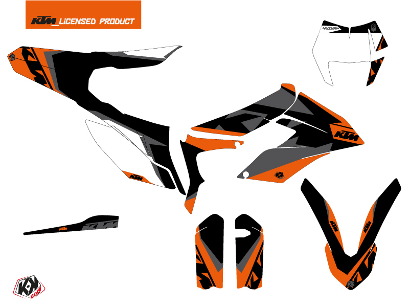 Kit de décoration Kutvek Gravity KTM 350 Freeride orange - vue 2